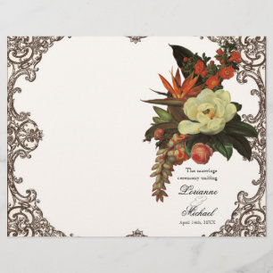 Magnolias n Bird of Paradise - Programme de mariag