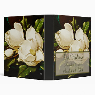 Magnolias Wedding Planner or Photo Album Binder