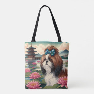 Magnum Maximus Lotus Pond Canvas Tote  