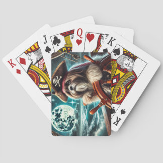 Magnum the Shih Tzu Pirate - Playing Cards