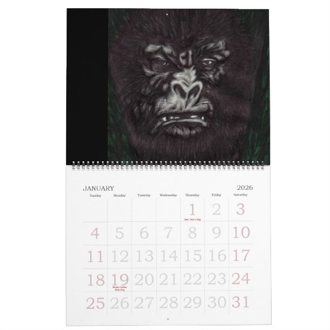 Magnus Art Calendar (Jan 2026)