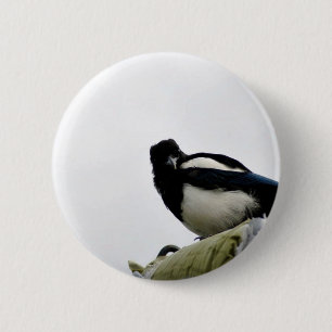 Magpie 2 Inch Round Button