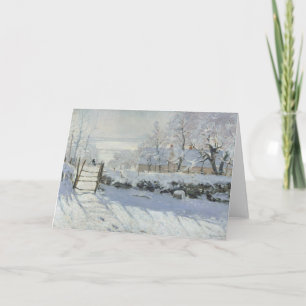 Magpie Claude Monet Card