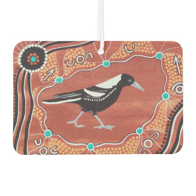 Magpie Dreaming Air Freshener (Front)