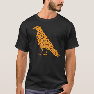 Magpie Easy Halloween Outfit Bird Animal Lazy Cost T-Shirt