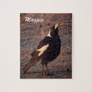 Magpie jigsaw puzzle
