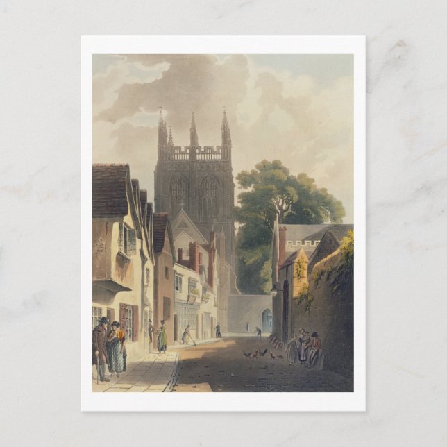 Magpie Lane, Oxford, illustration from the 'Histor Postcard (Front)