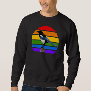 Magpie Rainbow Bird Birdwatcher Songbird Diversity Sweatshirt