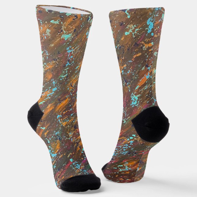 Magpie socks (Angled)