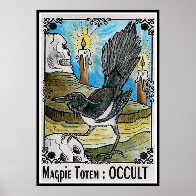 Magpie Totem OCCULT Poster (Front)