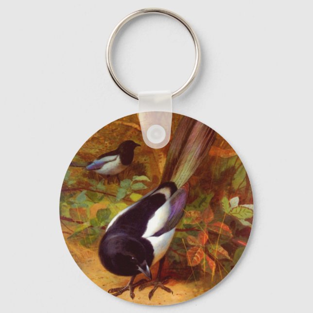 Magpies Keychain (Front)