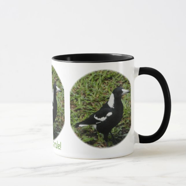 magpies rule mug (Right)