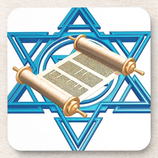 Maguen David Torah Coaster (Front)