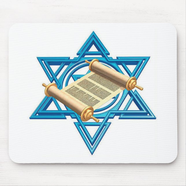 Maguen David Torah Mouse Pad (Front)