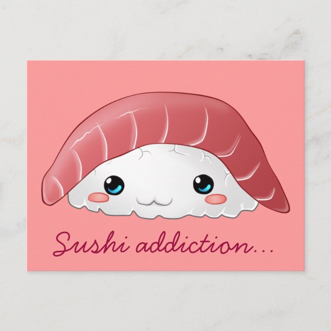 "Maguro sushi" postcard (Front)