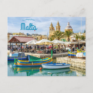 Magvely Marsaxlokk Malta Carte postale