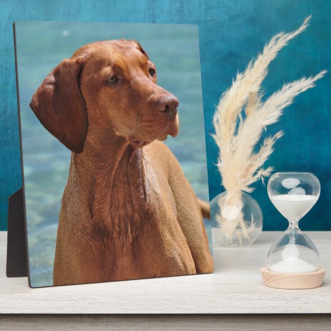 Magyar Vizsla Dog Plaque (Side)