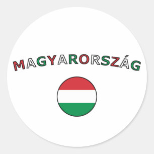 Magyarorszag Classic Round Sticker