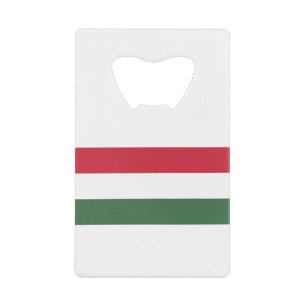 Magyarország - Hungary Flag Credit Card Bottle Opener