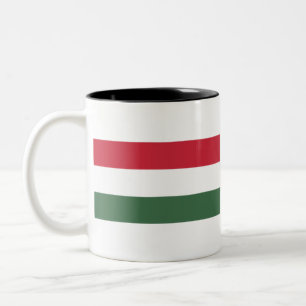 Magyarország - Hungary Flag Two-Tone Coffee Mug