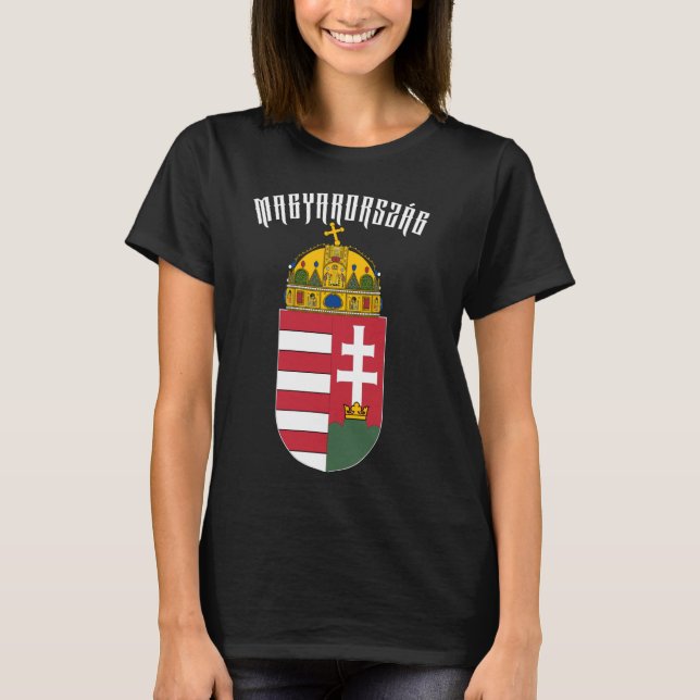Magyarország, Hungary magyar zászló Hungarian Patr T-Shirt (Front)