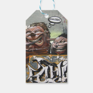 Mah coza, Graffiti,Spain Custom Gift Tags