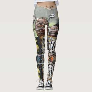 Mah coza, Graffiti,Spain  Custom Leggings