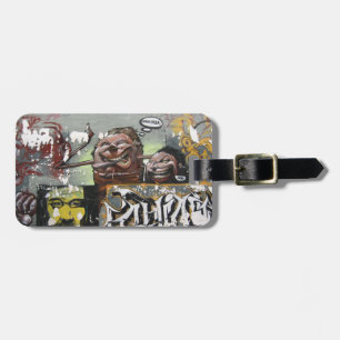 Mah coza, Graffiti,Spain Luggage Tagleather strap Tag