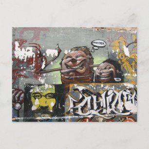 Mah coza, Graffiti,Spain  Postcard