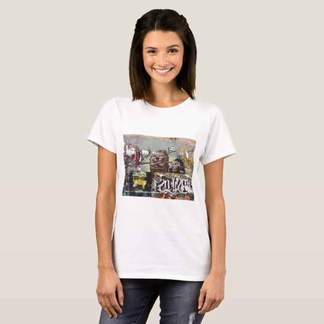 Mah coza, Graffiti,Spain Women's Basic T-Shirt (Front Full)