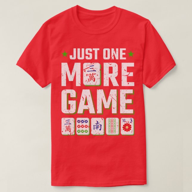 Mah Jong 1 T-Shirt (Design Front)