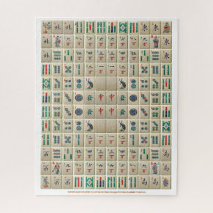 Mah-Jong Puzzle Carré symbolique