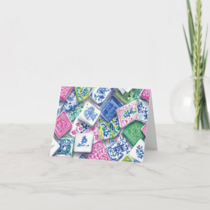 Mah Jong Thank You Card