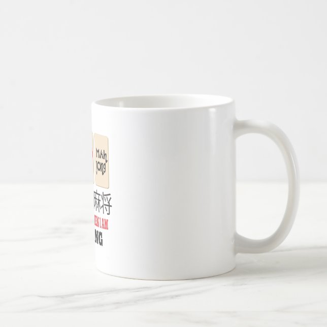 Mah Jong & WInning Coffee Mug (Right)
