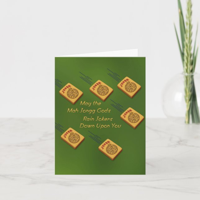 Mah Jong Wishes Card (Front)