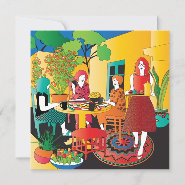 Mah Jongg Adobe Flat Card (Front)