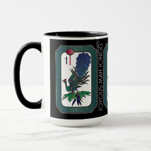 Mah Jongg Bird Holiday Mug