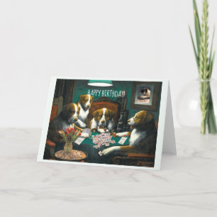 Mah Jongg Birthday Cards Dogs