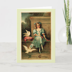 Mah Jongg Carte d'anniversaire Dove