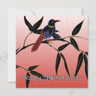 Mah Jongg Carte d'oiseaux pour la fête des mères