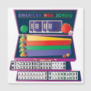 Mah Jongg Case Flat Magnet
