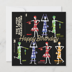 Mah Jongg Charleston Birthday Flat Card