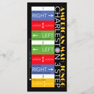 Mah Jongg Charleston Flat Card 1