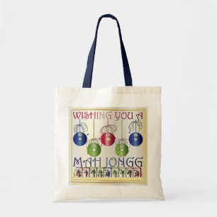Mah Jongg Christmas Bettors Bag