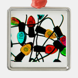 Mah Jongg Christmas Lights Ornament
