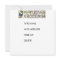 Mah Jongg Christmas One Bam Invitation/Card