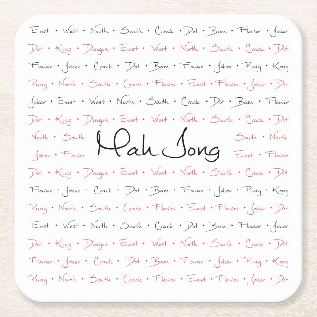 Mah Jongg Coasters (Front)