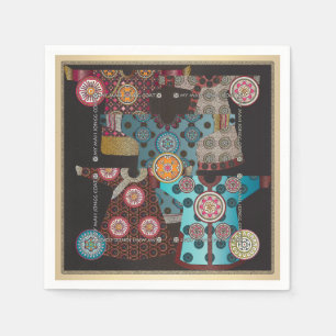 Mah Jongg Coat Napkin