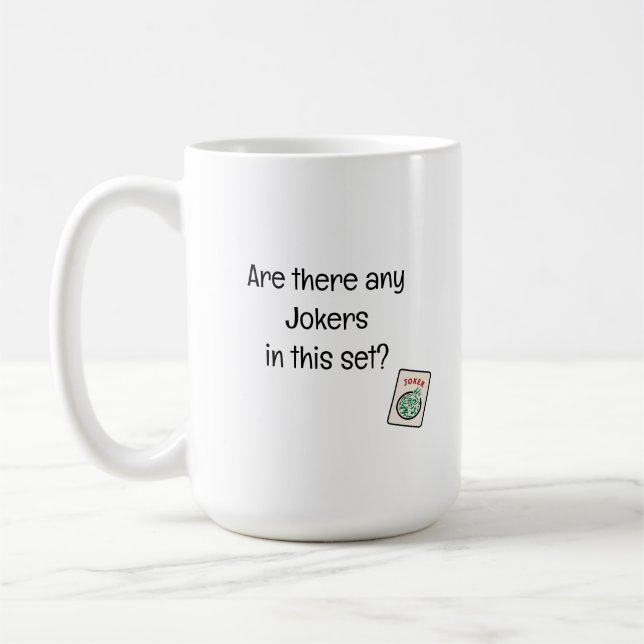 Mah Jongg Coffee Mug, Mah Jongg Gift Coffee Mug (Left)