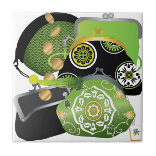 Mah Jongg Coin Purses Tile